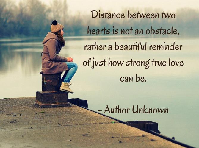 Long distance relationship quotes about distance