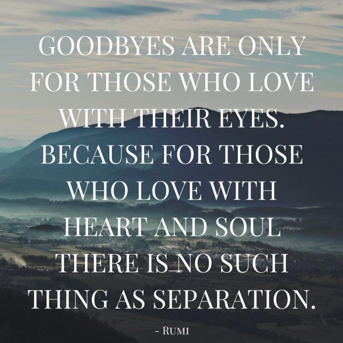 Long distance relationship quotes about goodbyes