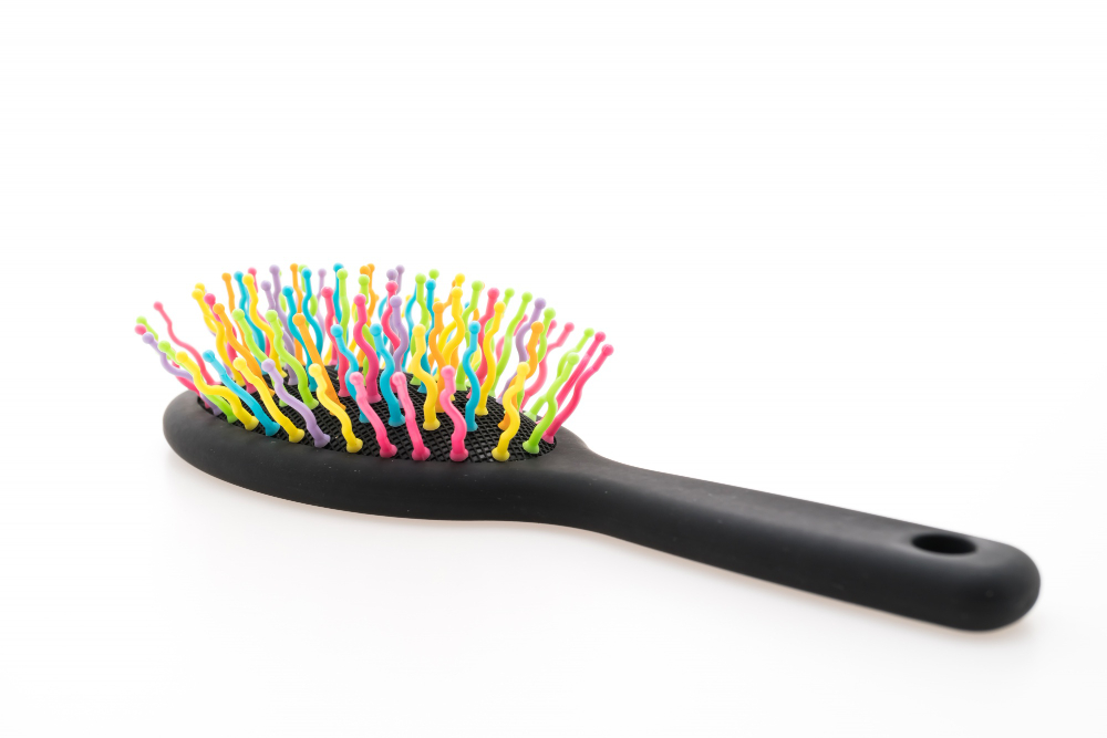 The smooth, rounded handle of a hairbrush can be used for vaginal or anal insertion.