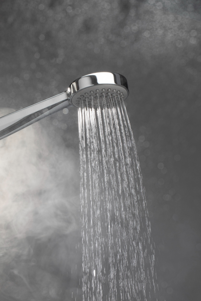 Adjustable showerheads with pulsing settings can provide water-based stimulation.