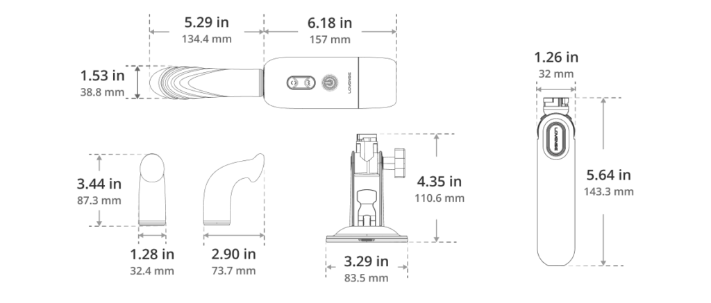 Specification Lovense Spinel Dildo